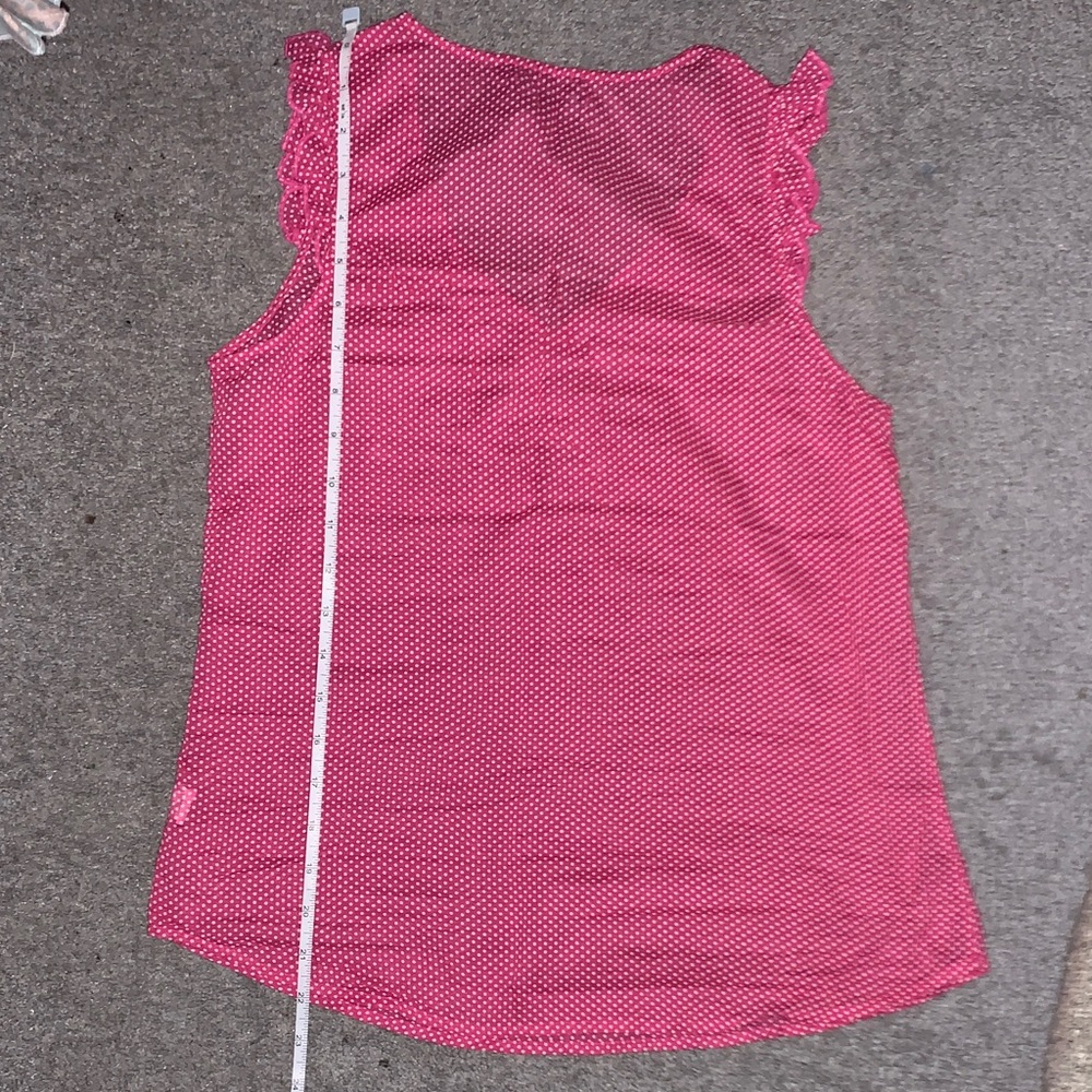 GAP Pink Ruffle Sleeve Blouse - Picture 3 of 6